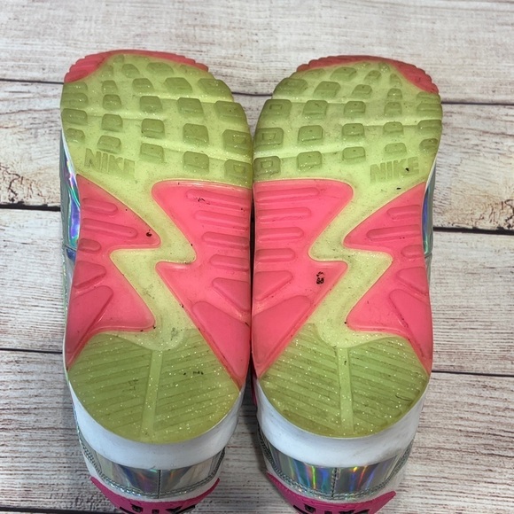 NIKE AIR MAX 90 LX Daisy Leopard Iridescent (Women’s) Size 11 Men’s 9.5 EUC - Picture 3 of 6